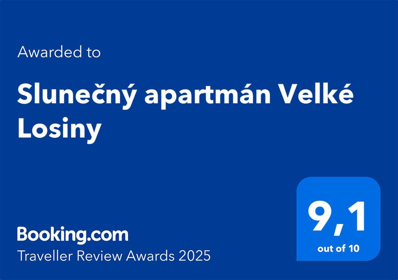 Slunecny Apartman Velké Losiny Esterno foto